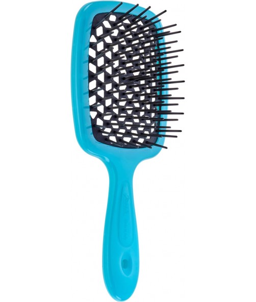 Janeke Superbrush small Щітка для волосся синя з чорним